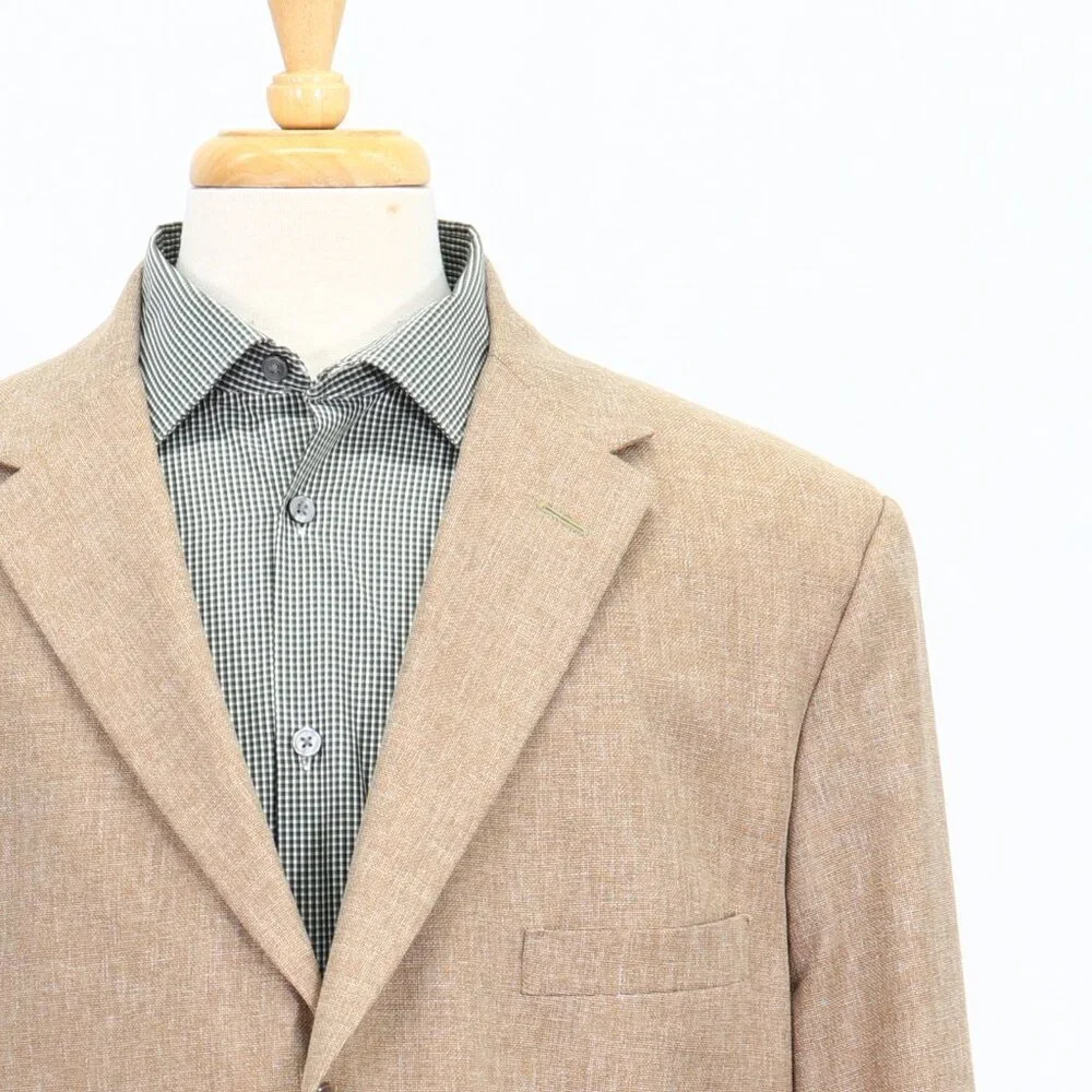 Banana Republic 40R Black Solid 2-Button Sport Coat Blazer Jacket T228